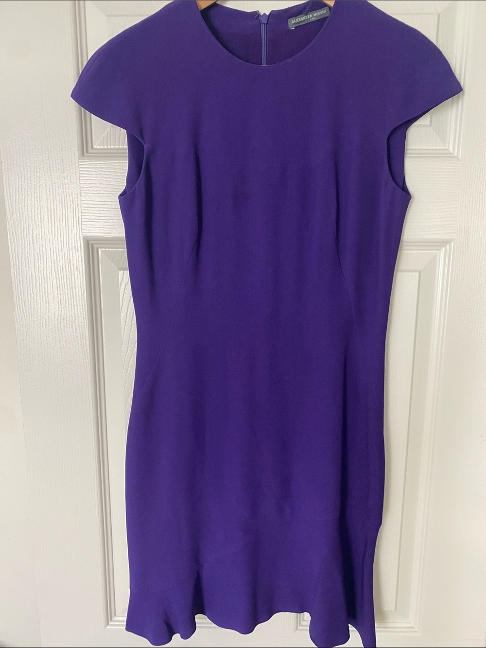 Alexander McQueen Purple Dress